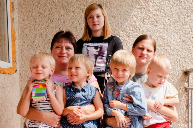 Familie Melnik Wohnheim Ukraine 2