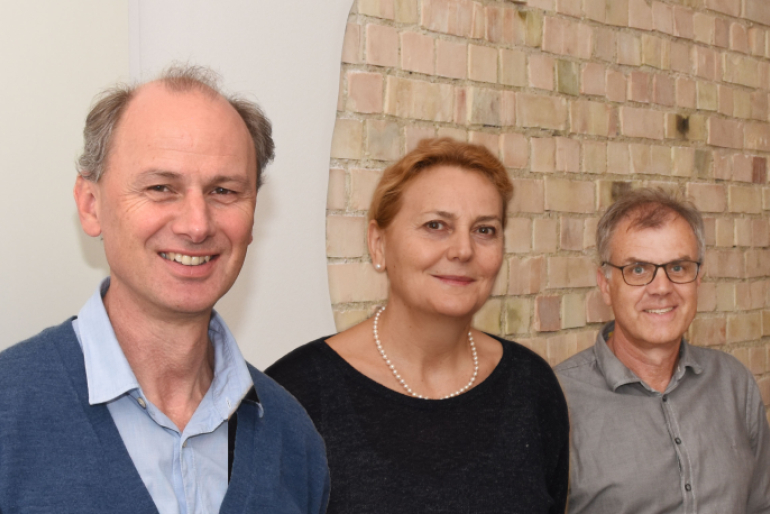 Der Aufsichtsrat der Hoffnungszeichen | Sign of Hope Stiftung: Stefan Daub, Ute Felgenhauer-Laier (Vorsitzende), Manfred Steiner (Stv. Vorsitzender)