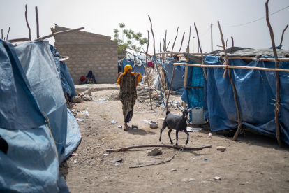 Neben dem Flüchtlingslager in Debre Birhan gibt es in Äthiopien noch weitere Camps für Binnenflüchtlinge, in denen Tausende Menschen leben, wie hier in Guya (Region Afar).