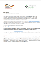 Tender Advert: Hospitality and Conference services
