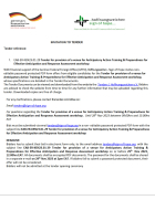 Tender advert for provision of a venue for Anticipatory Action Training & Preparedness for Effective Anticipation and Response Assessment workshop